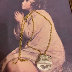 Kate Spade gold polar bear necklace